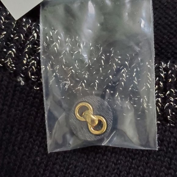 Charter Club Black Cream Striped Pullover Sweater NEW NWT Size S - Picture 14 of 15